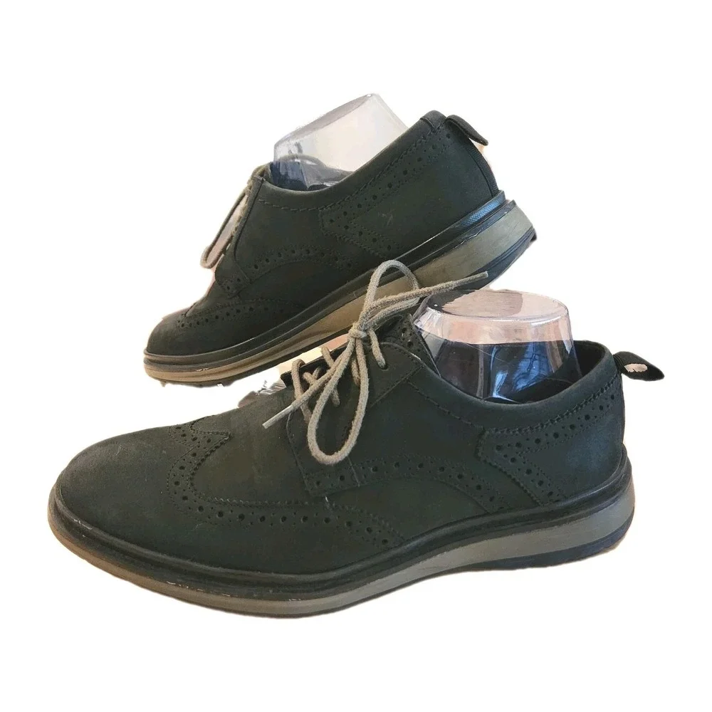 Clarks Chantry Wing Mens‎ Black Oxfords & Lace Ups Wingtip & Brogue Shoes 8.5 M